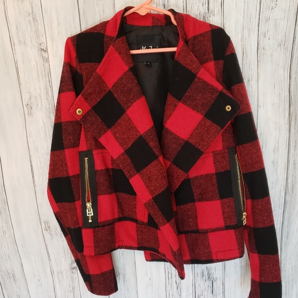 Me Jane Other - Me Jane Girls Plaid Jacket Me Jane Other - Me Jane Girls Plaid Jacket